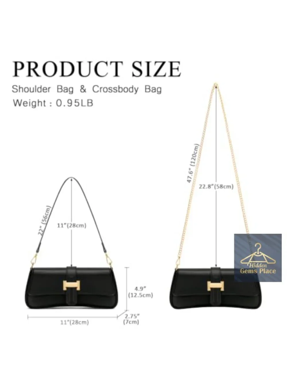 Small Hobo Handbag Vegan Leather Crossbody Bag with Removable Strap